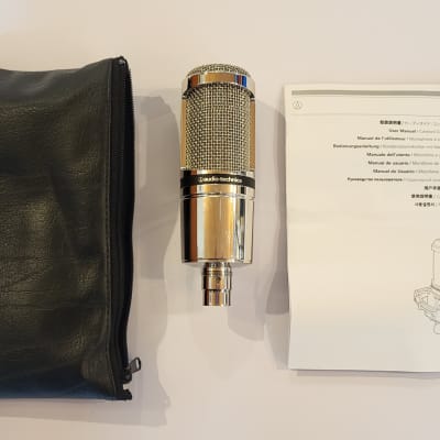 Audio-Technica AT2020 Large Diaphragm Cardioid Condenser Microphone 2010s - Black