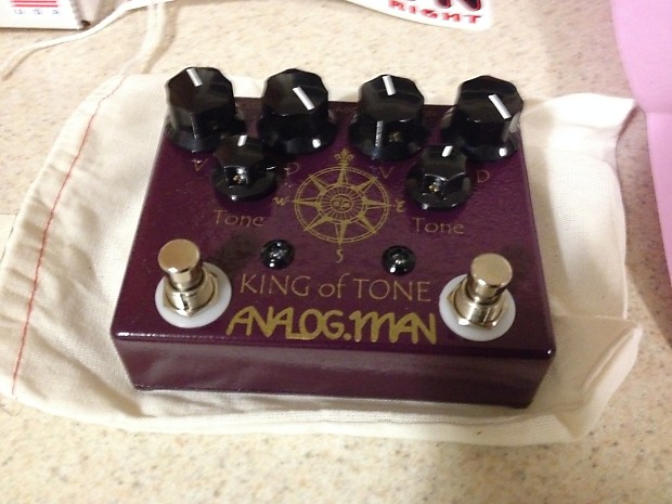 Analogman King of Tone V4 with Red Side High Gain Option image 1