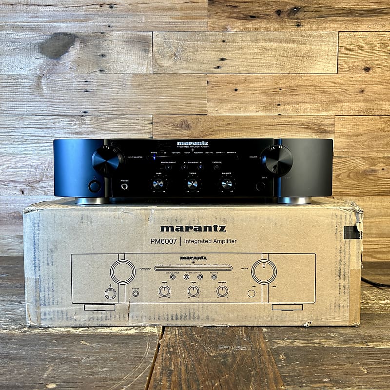 Marantz 6007 Integrated Amplifier - Black - Complete in Box | Reverb