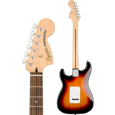 Squier Affinity Series Stratocaster Electric Guitar 3-Color Sunburst image 4