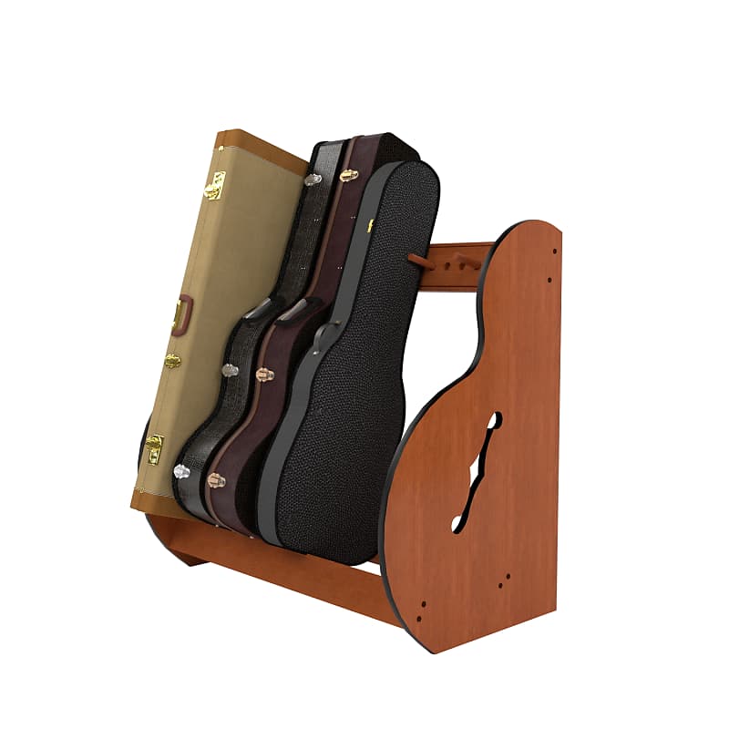 The Band Room Double-Stack Guitar & Case Shelf Rack (Options: for Cases Only)