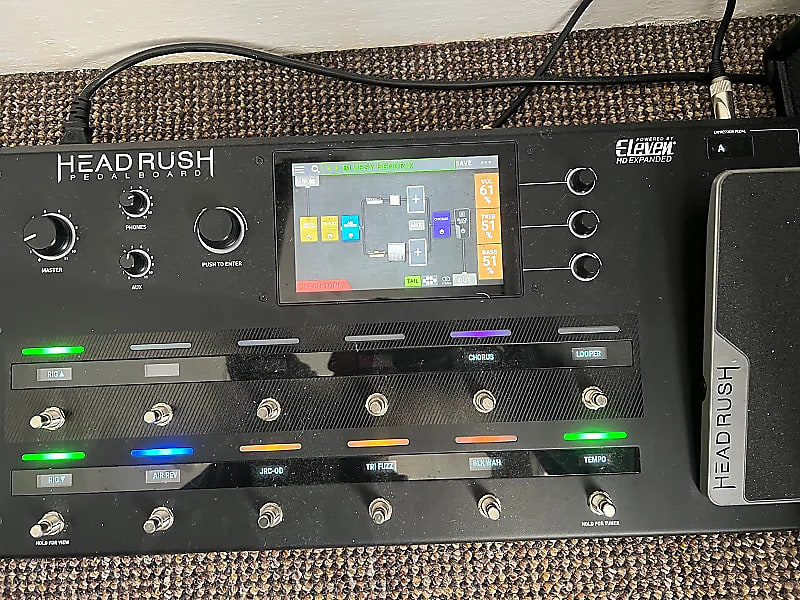 Headrush MultiEffects Pedalboard 2010s Black Reverb