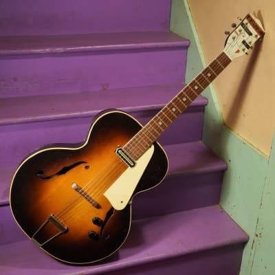 1940s Regal Rogers No 1 Electrified Archtop Guitar w/Charlie Christian-Style Pickup (VIDEO! Ready to Go) for sale