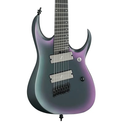 Ibanez RGD71ALMSBAM RGD Axion Label Multi Scale 7-string Guitar - Black Aurora Burst Matte image 1