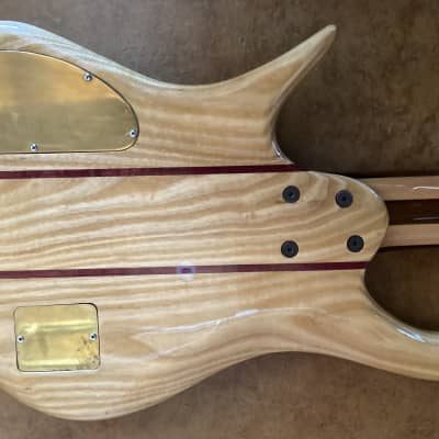 Michael Dolan Custom 5-String Electric Bass, pre-2013 Blond image 6