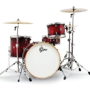 Gretsch Drums Catalina Club CT1-R444C 4-piece Shell Pack with Snare Drum - Gloss Crimson Burst image 2