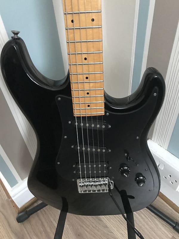 Aria Mad axe st 01 3D Stratocaster 1990 Black | Reverb Aria Mad axe st 01 3D Stratocaster 1990 Black | Reverb