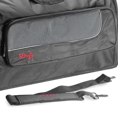 STAGG Padded nylon carrier bag for PA box/wedge with 12" speaker image 5