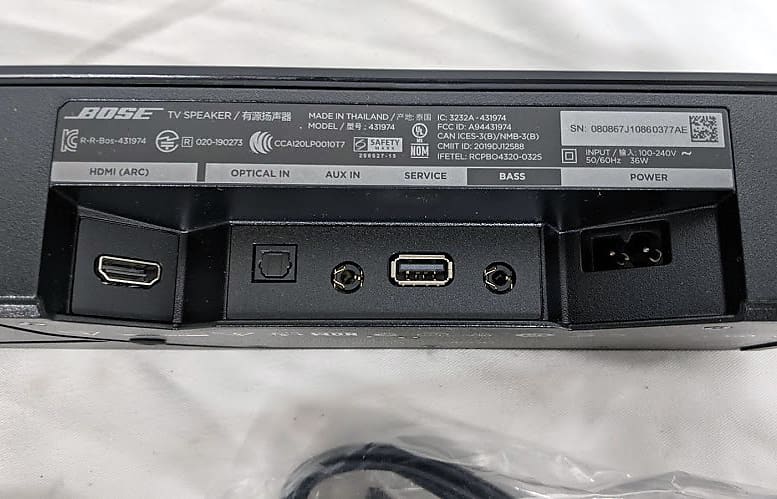 Bose 431974 TV Speaker Bluetooth Soundbar | Reverb