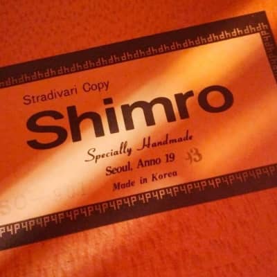 Original Shimro SC-901 Seoul Anno Cello 3/4 Handmade Made in Korea image 2