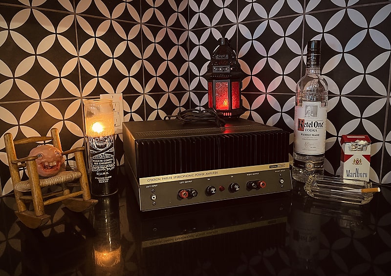 Harman Kardon Citation Twelve (12) Power Amplifier 1970s - Grey/Black  			