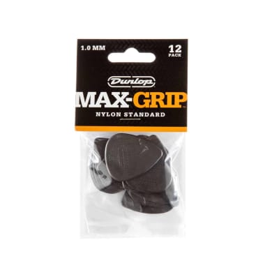 Dunlop Max-Grip® Standard Guitar Pick - 1.0mm - 12 Pack image 1