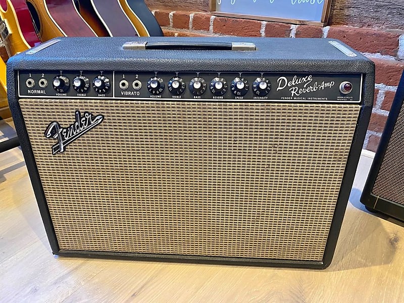 Fender Deluxe Reverb Blackface 1967 Original Tube Amp | Reverb