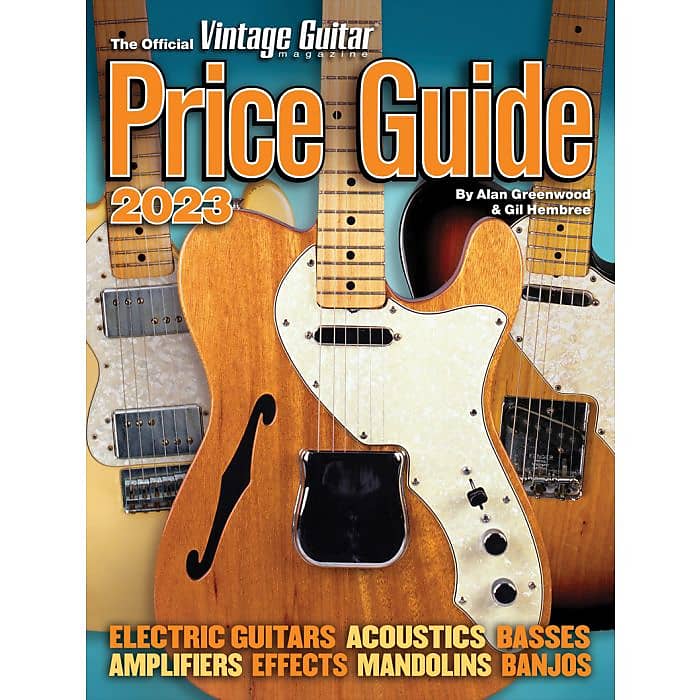 Official Vintage Guitar® Price Guide Book NEW! 2023 Issue! | Reverb