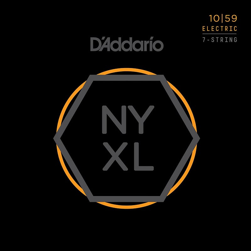 Daddario 10-59 NYXL Regular Light 7-String Nickel Wound Electric Strings image 1