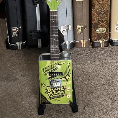 Bohemian Guitars Oil can guitar - Lime Green image 1