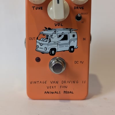 Reverb.com listing, price, conditions, and images for animals-pedal-vintage-van-driving-is-very-fun-overdrive