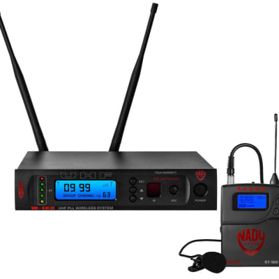 Nady True Diversity 1000-Channel Pro UHF Lavalier Mic Wireless System - W-1KU LT image 1