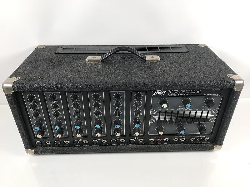 Peavey XR600B 400BH Series 300W 6channel Mixer Power Reverb UK