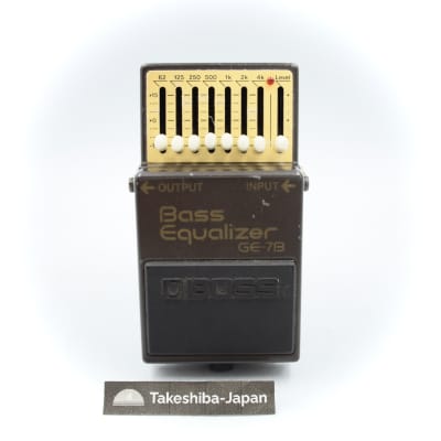BOSS GE-7B Bass Equalizer ボス ベース イコライザー BOSS GE-7B】現行モデルには無いヴィンテージEQの魅力とは