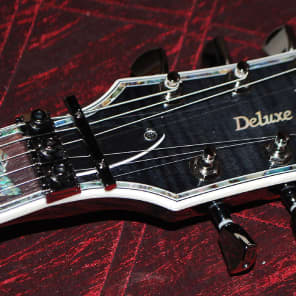 ESP LTD EC1000 FR Deluxe Electric Guitar See Thru Black EMG's Floyd Rose!! image 4