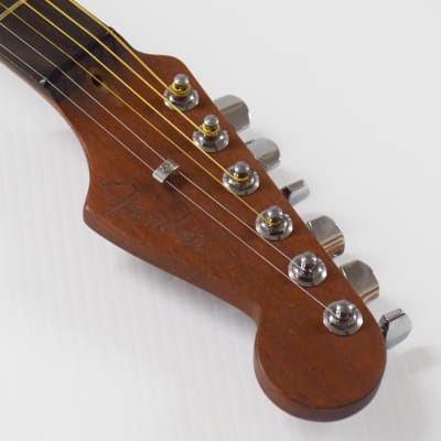 Fender American Acoustasonic Jazzmaster Acoustic-electric Guitar (DEMO) - Tobacco Sunburst image 8