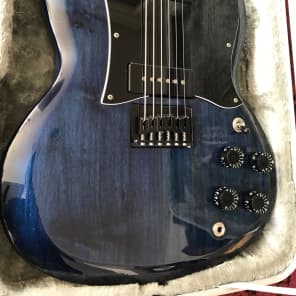 Electrical Guitar Company DS Baritone 2014 Trans Blue image 2
