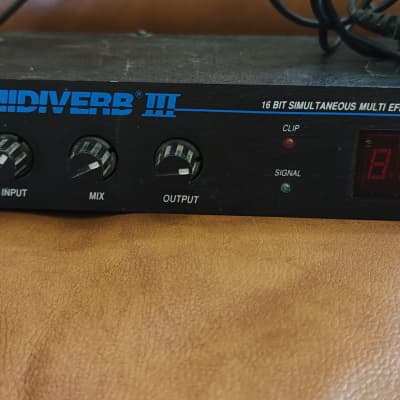Alesis Midiverb III 1990s - Black image 2