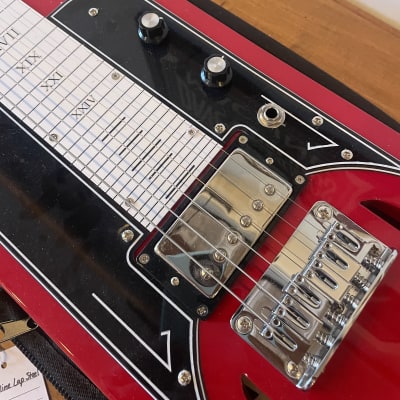 🔥STEAL🔥Eastwood Airline Lap Steel 2023 Red image 3