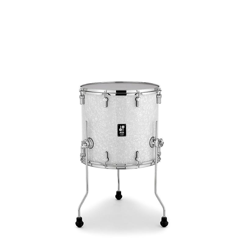 Sonor AQ2 16X15Inch Maple Floor Tom White Marine Pearl Reverb