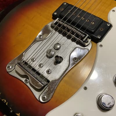 c.1968- Guyatone LG-250T “Perfect” Mosrite Style MIJ Vintage Guitars “Sunburst” image 11