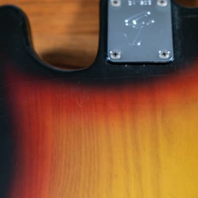 Fender Precision Bass Fretless with Maple Fingerboard 1970 - 1983 Sunburst image 19
