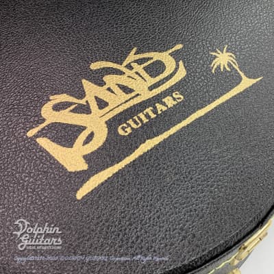 Sand Guitars Custom Sand guitar Abalone Trim Mahogany without Sound Hole -Free Shipping! image 14