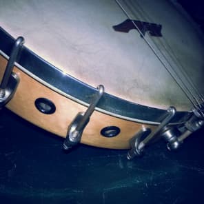 Vintage 1925 Gretsch Clarophone 17 fret tenor banjo image 5