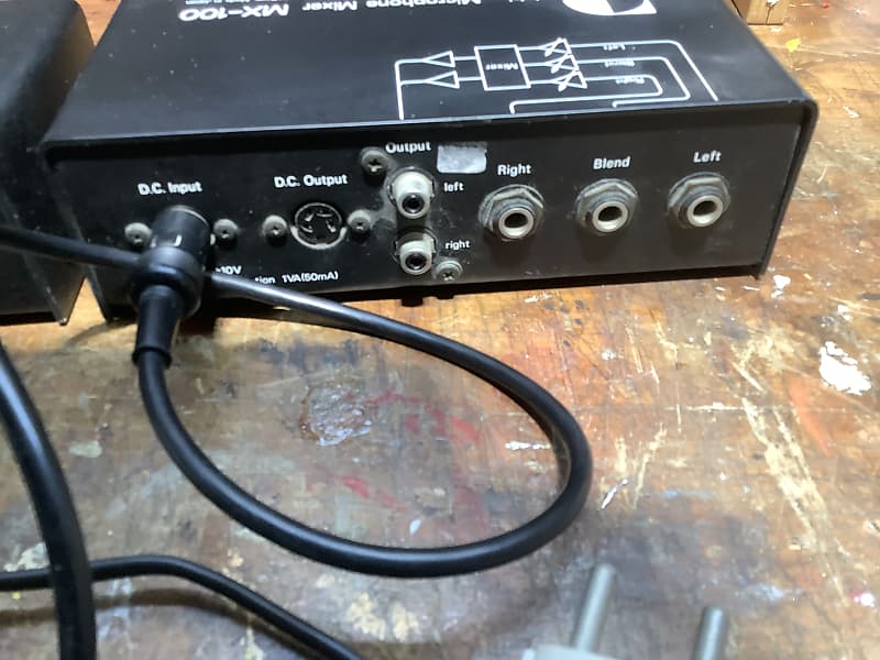 Nakamichi MX-100 Microphone Mixer + PS 100 Power supply