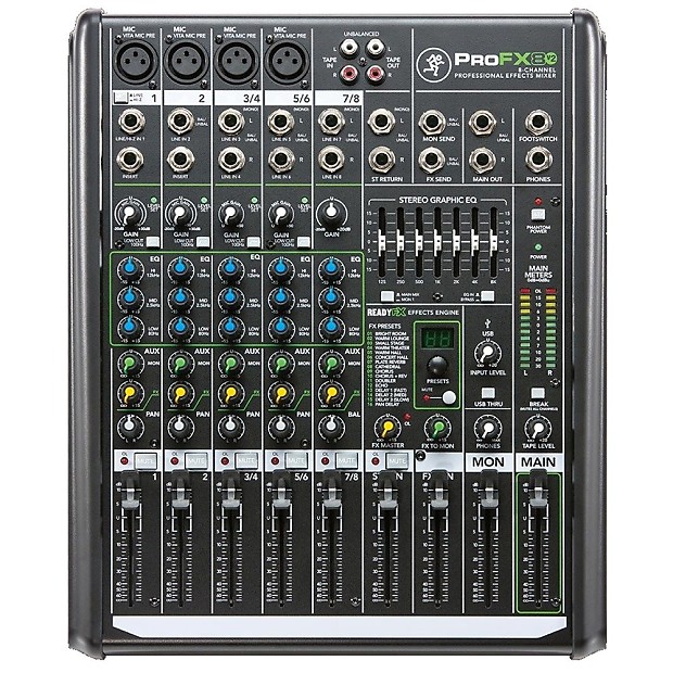 Mackie ProFX8v2 8-Channel Effects Mixer | Reverb Canada