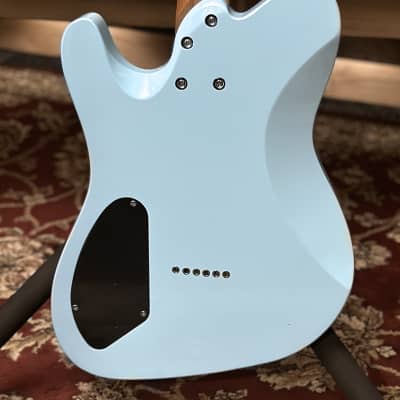 Balaguer Thicket Standard Gloss Pastel Blue Electric Guitar - with Balaguer Gig Bag image 7