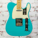 USED Fender American Professional II Telecaster Electric Guitar Miami Blue