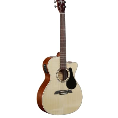Alvarez RF26CE OM/Folk Acoustic-Electric Guitar Natural w/ Deluxe Gig Bag - Natural for sale