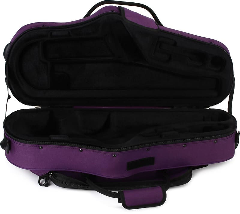 Protec MX304CTPR MAX Contoured Alto Saxophone Case Purple Reverb