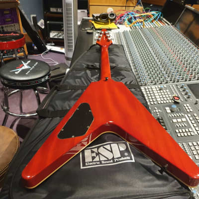 ESP Edwards Custom Flying V Artist Owned by FAMOUS guitarist, metal producer Andy Sneap! image 9