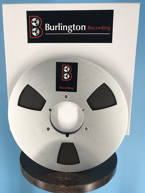 Burlington Recording 1/2x 2500' PRO Series Reel To Reel Tape 10.5 NAB  Metal Reel 1.5 Mil
