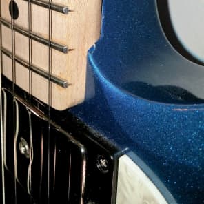 Supro USA Ozark NAMM Prototype OZ2 Electric Guitar 2014 Blue / Roadhouse USA Pickups / One of a Kind image 8