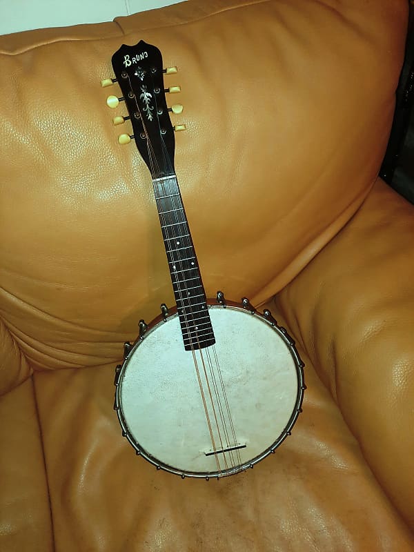 Bruno Banjo-mandolin (Banjolin) 1920's - Natural Woods | Reverb