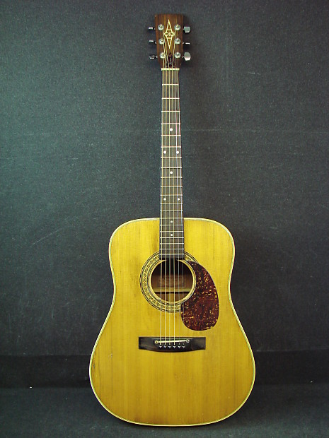 Vintage Alvarez SLM 5043 Acoustic Dreadnought Guitar Made In Japan