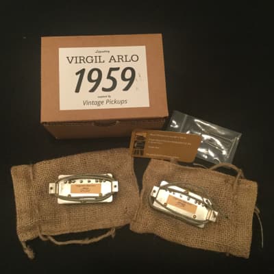 Virgil Arlo Vintage Authentic '59 PAFs Pickups 2020 Aged Nickel image 3
