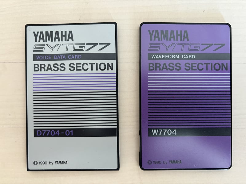 YAMAHA SY77 TG77 VOICE DATA CARD SHOFUKU ACT1 生福 ヤマハ