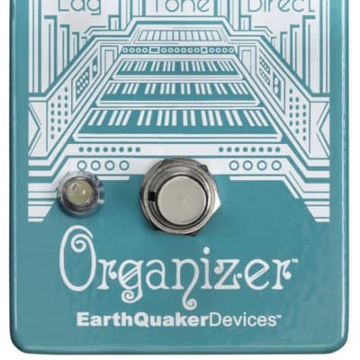 EarthQuaker Devices Organizer Polyphonic Organ Emulator V2 2017 - Present - Teal / White Print for sale