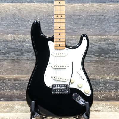 Fender Standard Stratocaster Squier Series with Gen4 Noiseless Pickups Black Electric Guitar w/Bag for sale