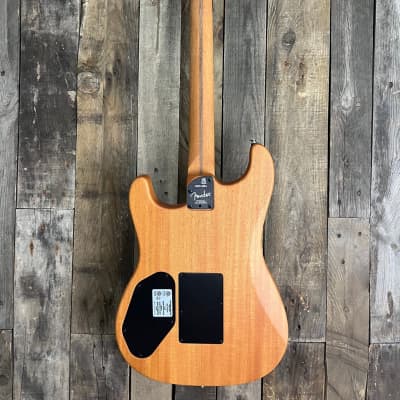 Limited Edition American Acoustasonic Stratocaster Aqua Teal Fender image 4
